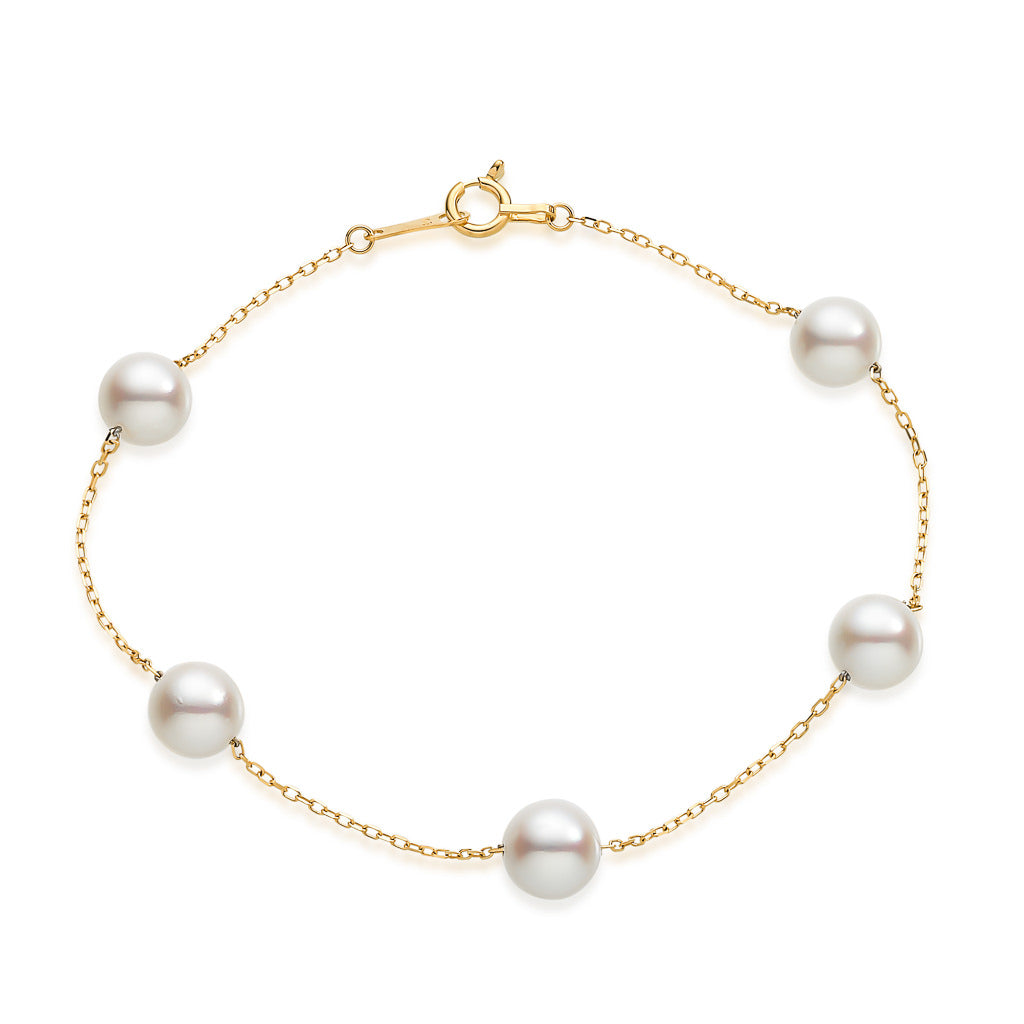 Scattered Akoya Pearl Bracelet