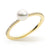 Japanese Akoya Pearl & Diamond Ring