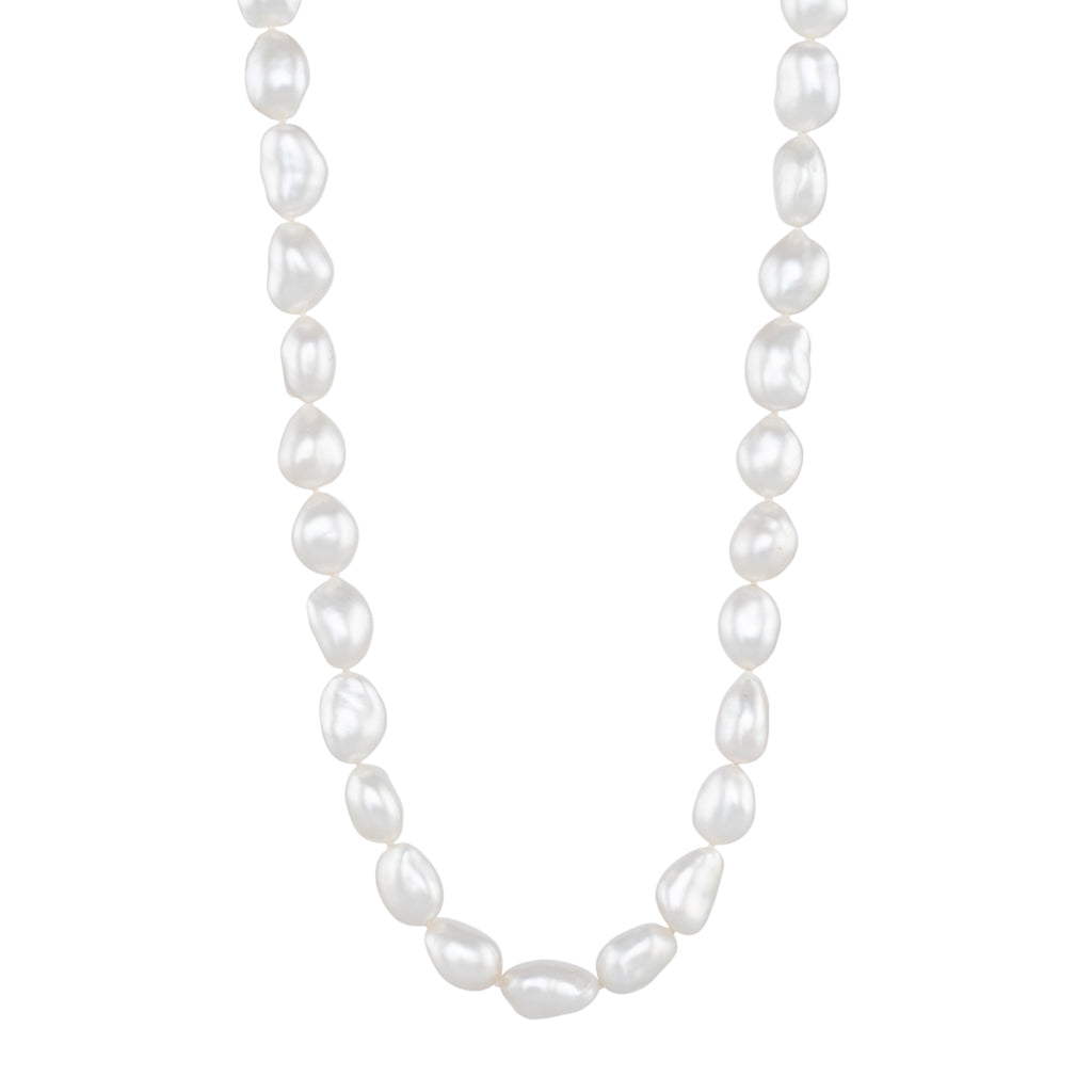 White South Sea Keshi Pearl Strand