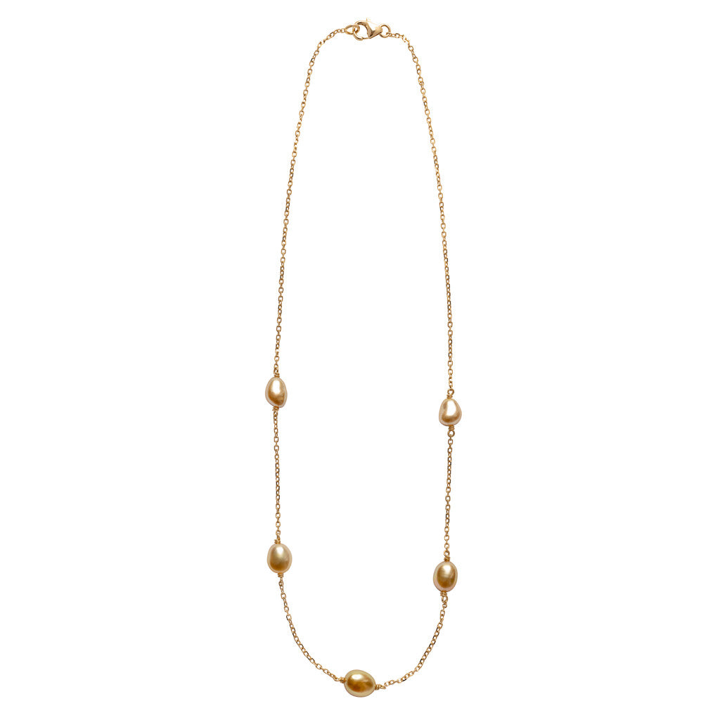 Scattered Gold South Sea Necklace
