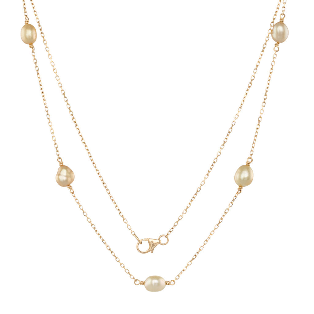 Scattered Gold South Sea Necklace