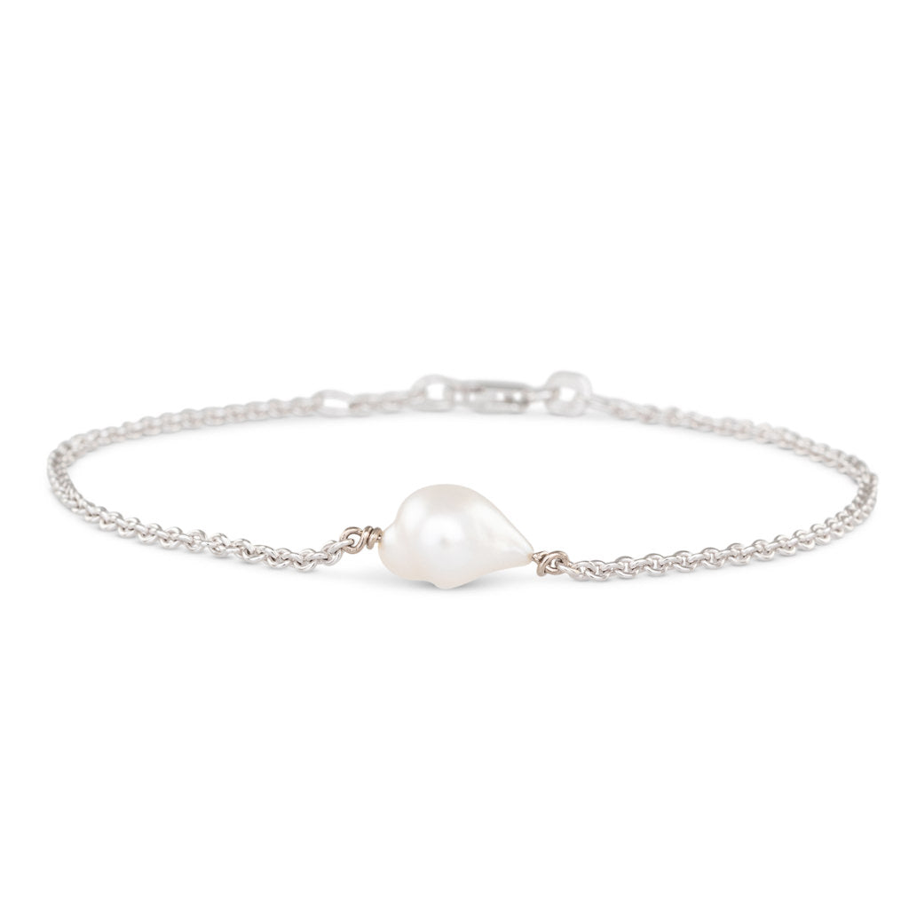 Single Keshi Pearl Bracelet