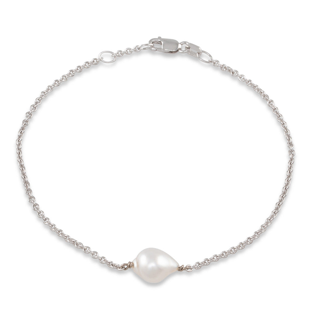 Single Keshi Pearl Bracelet