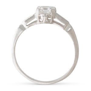 An Asscher Cut Diamond Ring