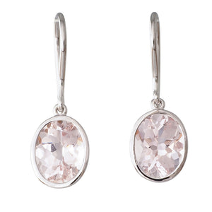 Morganite Drop Earrings