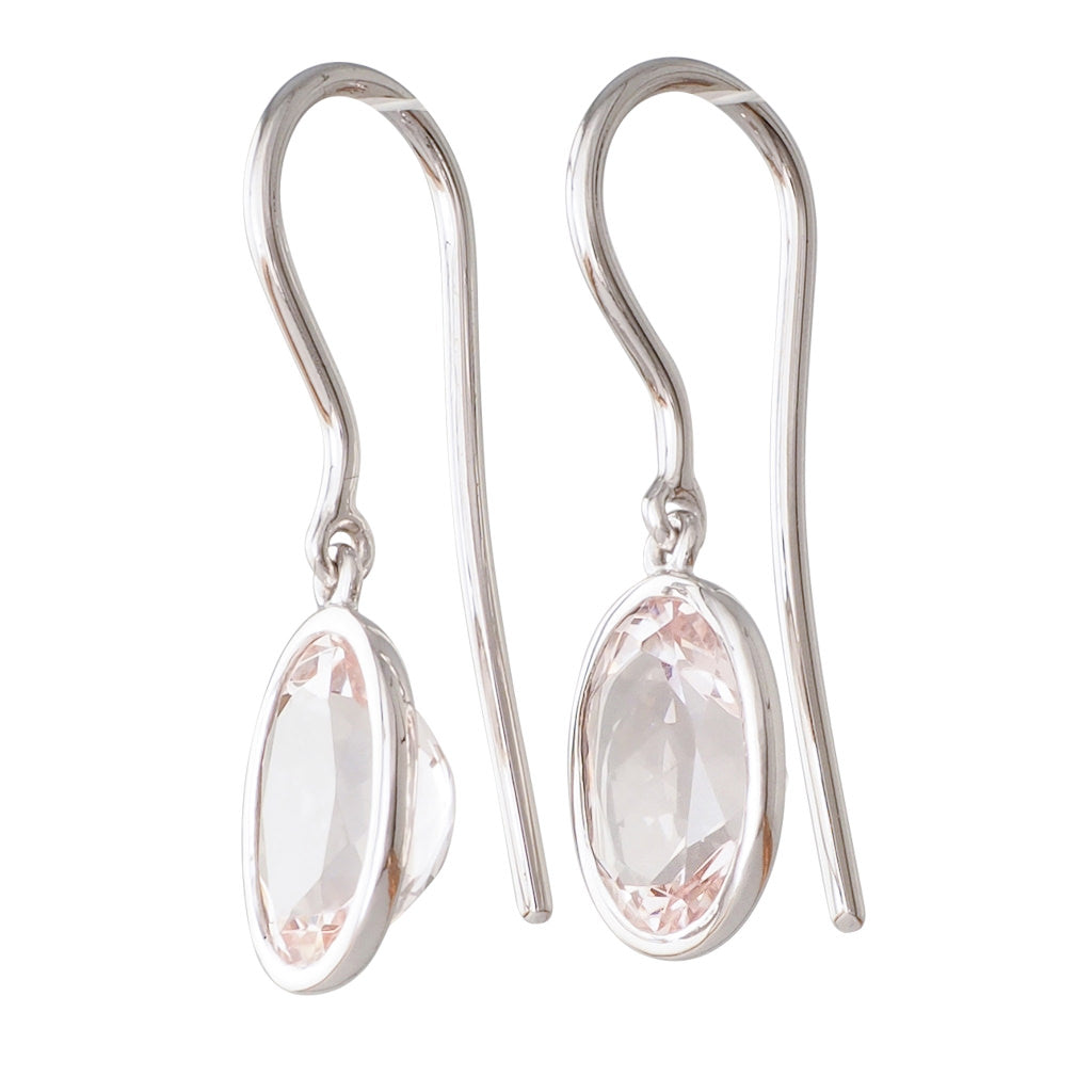 Morganite Drop Earrings