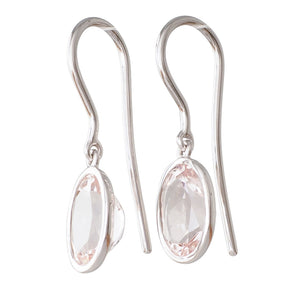 Morganite Drop Earrings