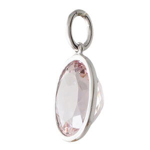 Morganite Drop Pendant