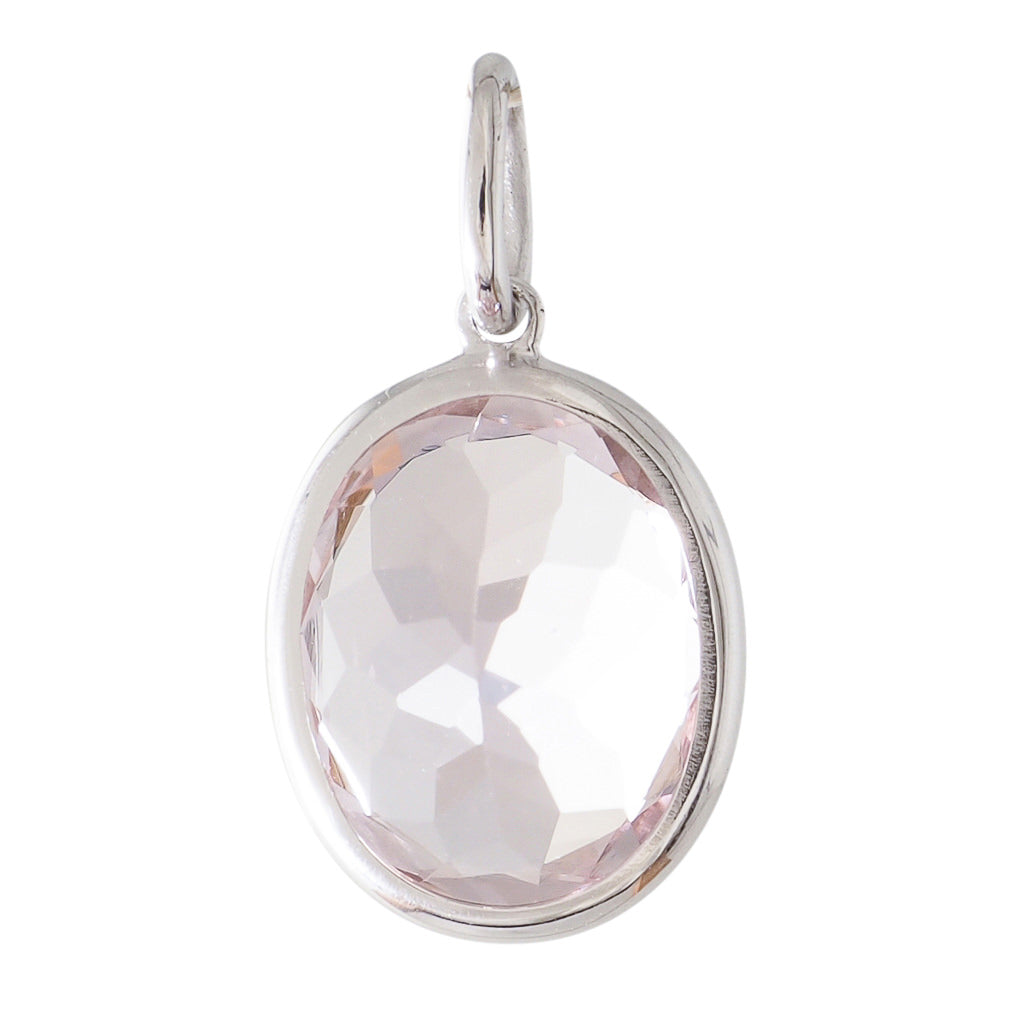 Morganite Drop Pendant