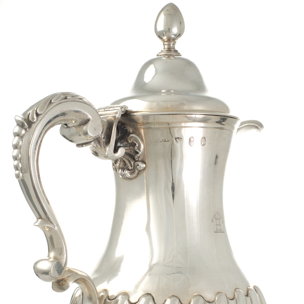 A Large Irish Fluted Jug