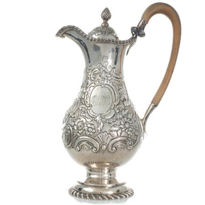 An Irish Rococco Coffee Jug