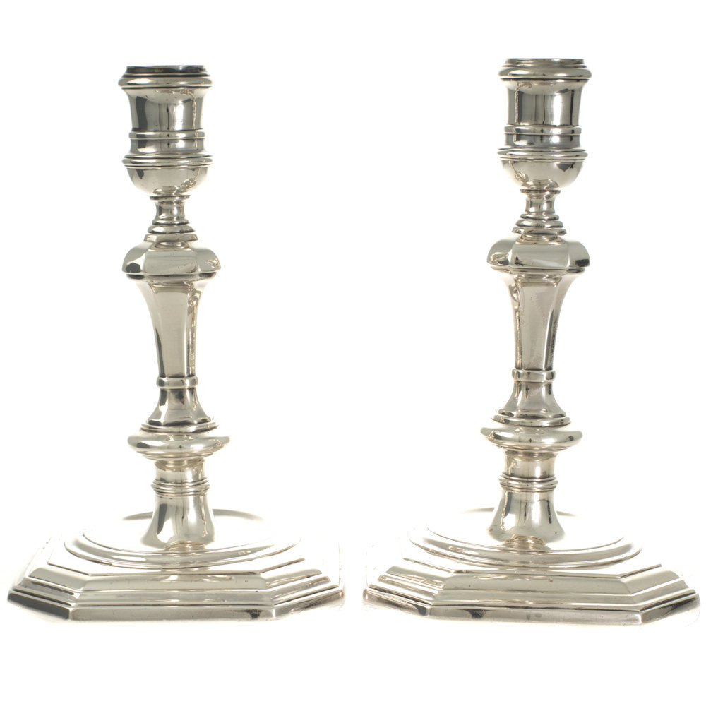 A Fine Pair George I Candlesticks