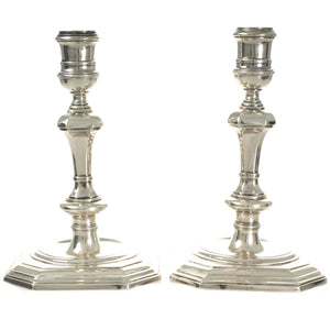 A Fine Pair George I Candlesticks
