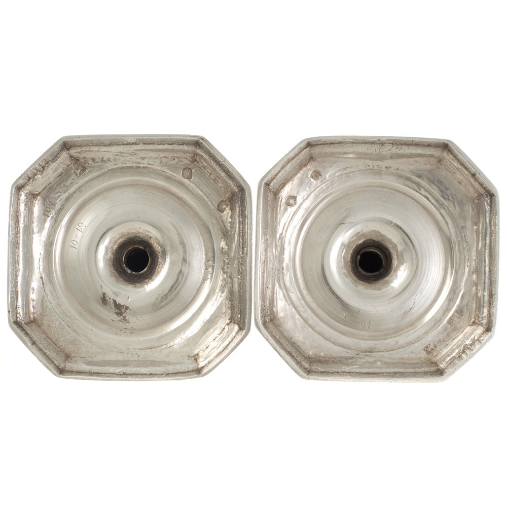 A Fine Pair George I Candlesticks