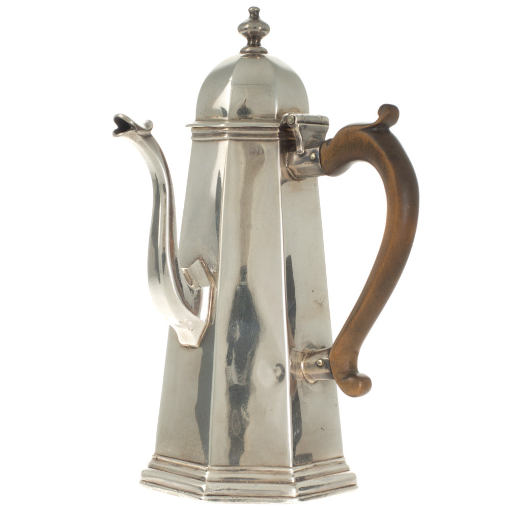 A George I Octagonal Coffee Pot