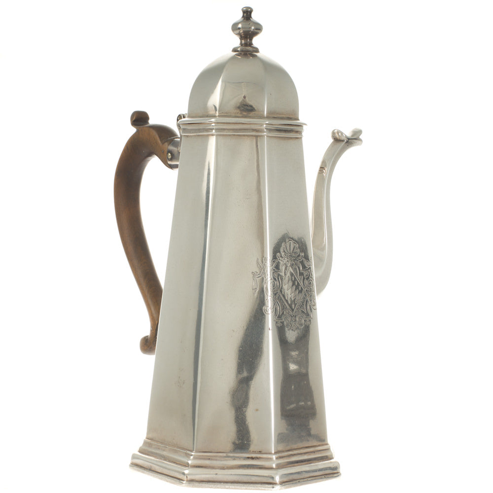 A George I Octagonal Coffee Pot