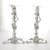 A Pair of Cast Figural Candlesticks