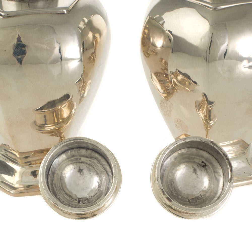 Rare Pair of Tea Caddies