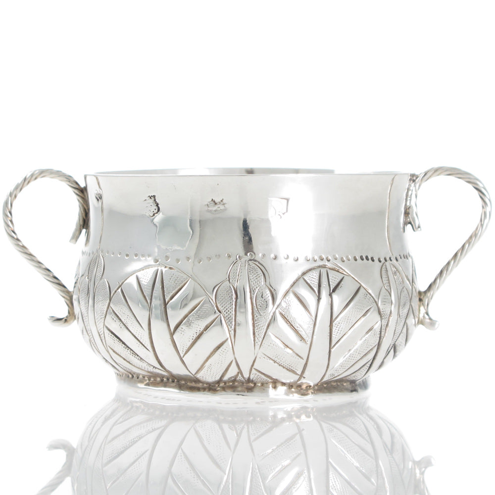 Commonwealth Silver Porringer